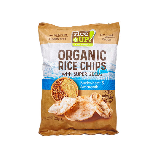 Organic  Brown Rice Chips with Buckwheat and Amaranth