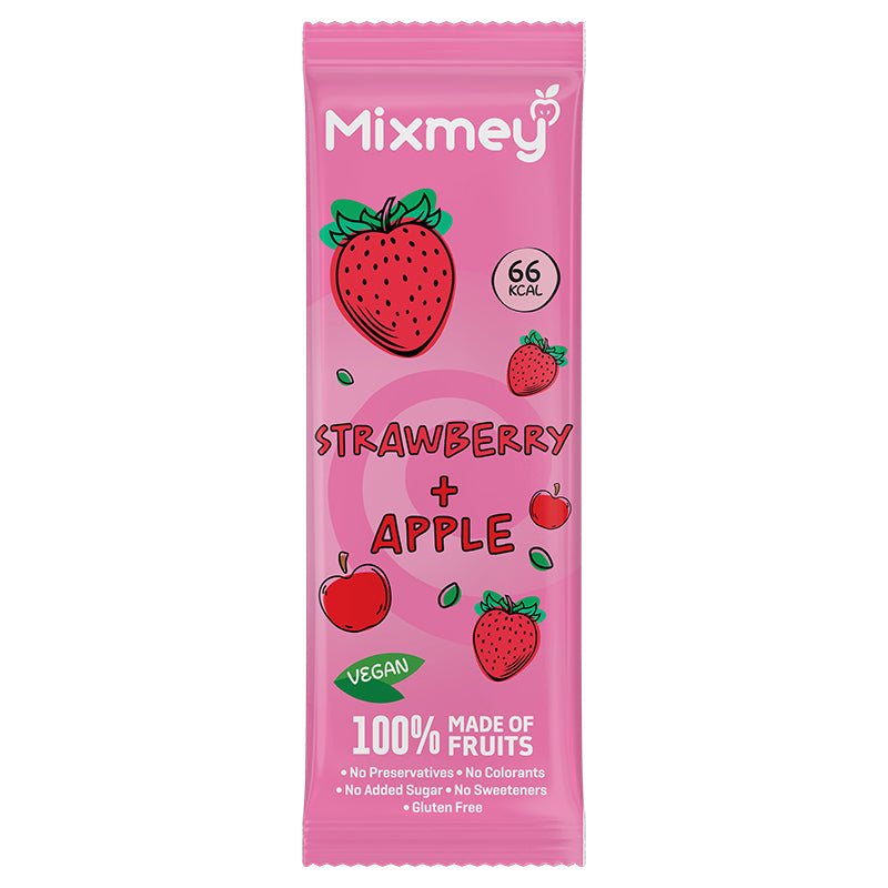Mixmey Apple and Strawberry Fruit Bar