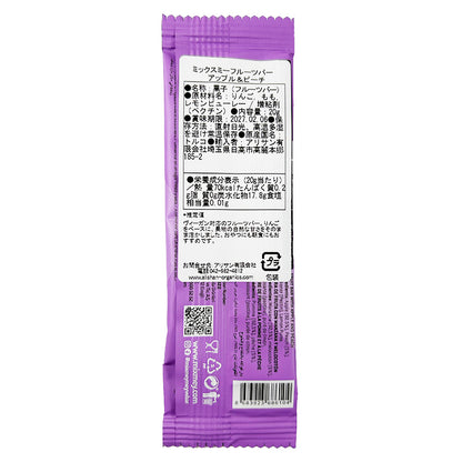 Mixmey Apple and Peach Fruit Bar