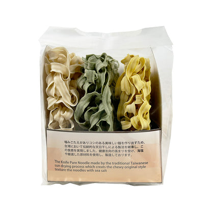 Organic Three  Colors Knife Pare Noodle