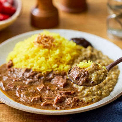 Jackfruit Curry (medium spicy) × Dal Curry (medium spicy)